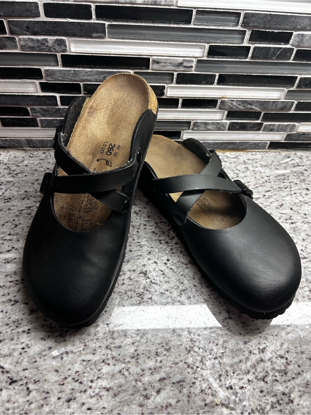 Birkenstock Birki’s Black Mary Jane Comfort Clog - size 9 - Picture 2 of 8